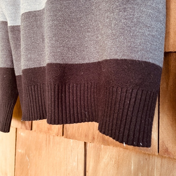 French Connection Womens Della Ribbed Trim Crew Neck Striped Sweater Size M - Picture 13 of 14